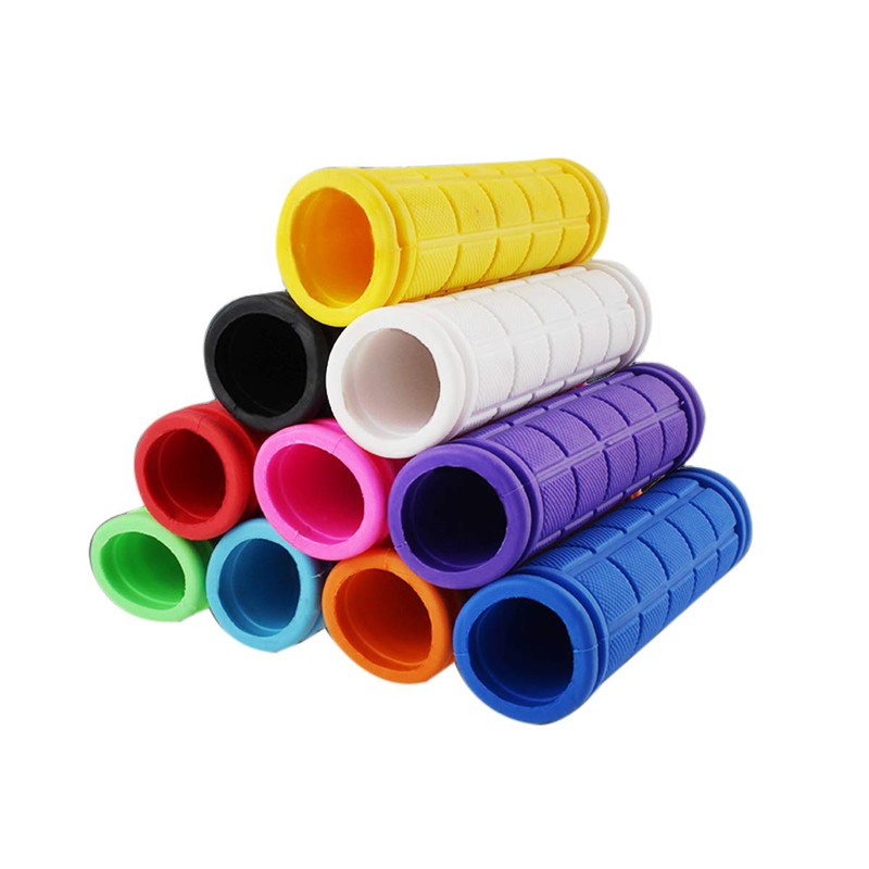 PLATT Bicycle Handle Bar Grips Colorful Rubber Mushroom Grips for