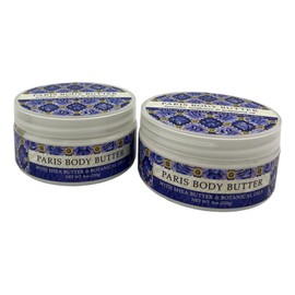 Greenwich Bay Trading Company, Paris Body Butter, Set of 2-8 Ounce Jars