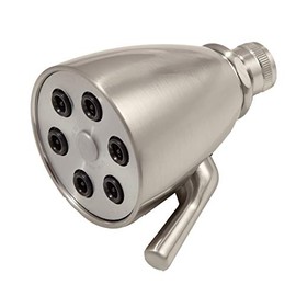 Giessdorf 6 Jet Brushed Nickel Shower Head