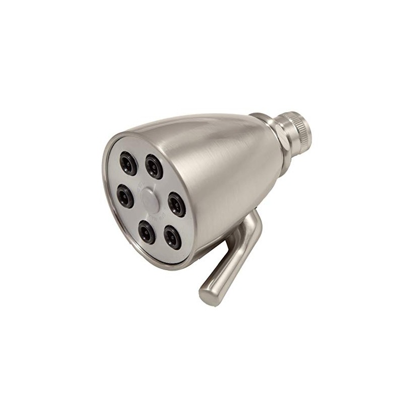 Giessdorf 6 Jet Brushed Nickel Shower Head