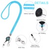 Vicloon Crystal Lanyard Necklace, Crystal Lanyard Necklace with Transparent ID
