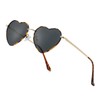 JOVAKIT Polarized Heart Sunglasses for Women Fashion Lovely Style Metal