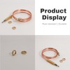 Gas Thermocouple M8 Thread, 600 mm Length, Thermocouple Fireplace Replacement