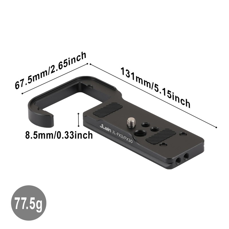 FOTGA Camera Base Plate Quick Release Plate for Sony FX3/FX30/FX3A