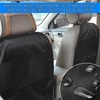 YTFRL 2 PCS Back Seat Cover for Kids, Car Kick