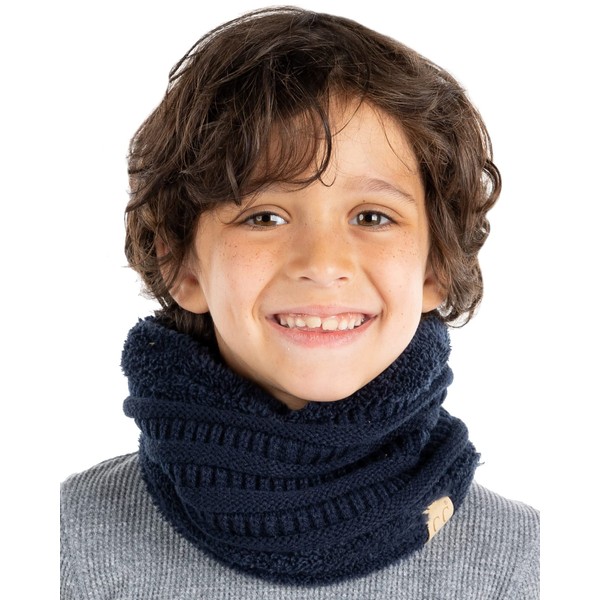 Funky Junque Bufanda de invierno con forro polar para el