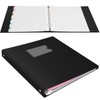 Uquelic 80-Pocket Binder with Plastic Sleeves, High-Capacity Document Organizer and