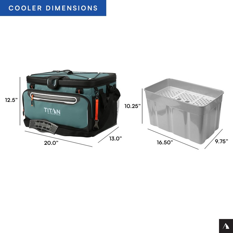 Titan by Arctic Zone 48 Can Zipperless Soft Cooler with