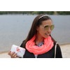 styleBREAKER Jersey Loop Tube Scarf in Crash Look, Plain Colours,