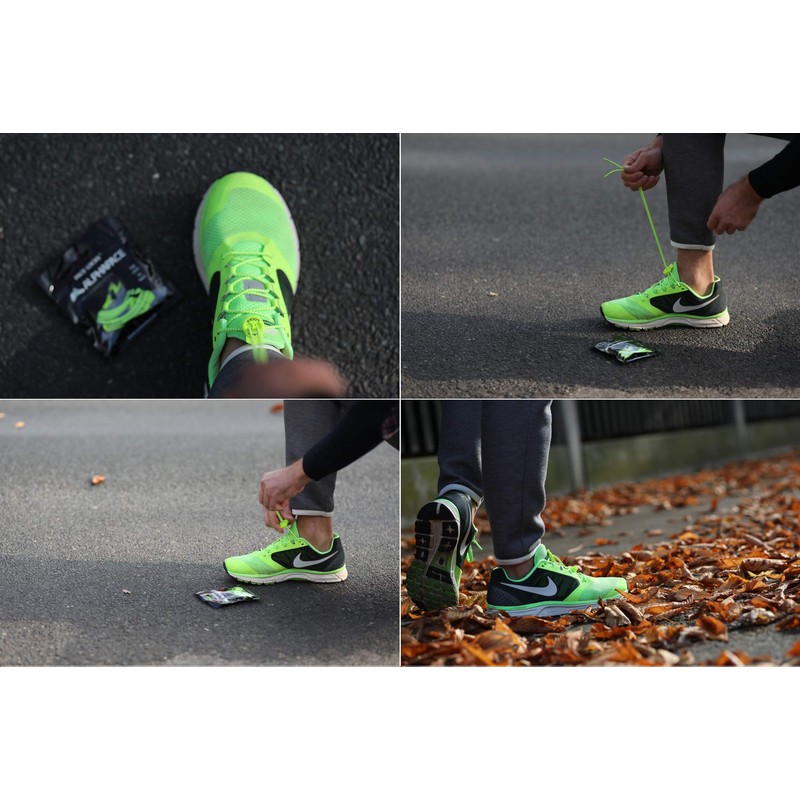 ALPHAPACE Pace Locks Elastic Shoelaces, No-Tie Laces, Slip-On Quick Release