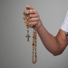 Intercession Our Father Sacred Handmade Solid Wood Rosary (St Benedict
