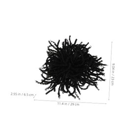 Baluue Dreadlock Wig Hair Blocks Natural Curly Wig Extensions Crochet Hair Braids