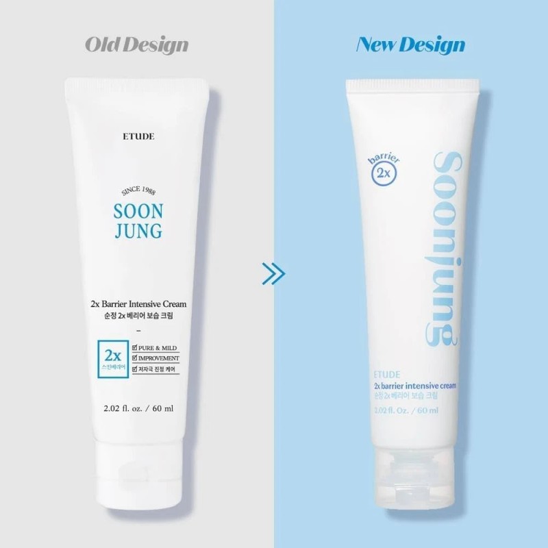 Etude House Soon Jung 2x Barrier Intensive Cream - 60ml