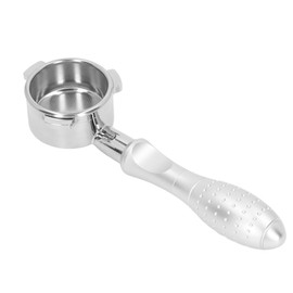 Coffee Portafilter 54mm Coffee Bottomless Portafilter for Breville 8 Series Coffee Machine Silver