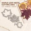3Pcs/Set Maple Leaf Metal Cutting Dies,Maple Leaf Metal Template Molds
