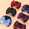 Minkissy 3Pcs Hair Snood with Flower Clip, Bowknot Mesh Bun