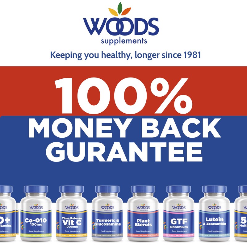 Ginkgo Biloba 3000mg (180 Tablets) from Woods Supplements | Packed