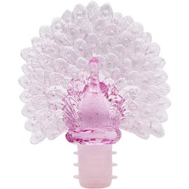 Tovip Silicone Wine Bottle Stopper Peacock Creative Wine Beverage Bottle Seal Bottle Caps Party Decoration Bar Kitchen (Pink)