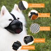 Dog Muzzle Soft Nylon Muzzle - Adjustable Breathable Mesh Muzzle,