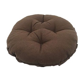 Levoberg Stool Cover Light Coffee Seat Cushion Round Stool Cover Round Stretch Linen Memory Foam Cushion Cover Thickness 7 cm Round Bar Cover Diameter 30 cm