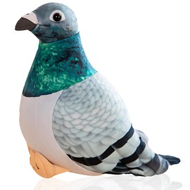 QYEHF Cuddly Toy Dove, Plush Dove Plush Bird, Plush Dove Toy, Realistic Dove Plush Toy for Wild Animals, Gift for Friends and Children, 20 cm