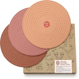 Pottery Head Pottery Bats for Pottery Wheel - Set of 3 Round 12" Pottery Wheel Bats with Guiding Lines - Clay Tools, Ceramic Tools & Pottery Wheel Accessories - Universal Pottery Bats for Throwing - size: Round