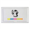 'Penguin with Ice Cream Cone' Sticky Note Ruler Pad (ST00036685)