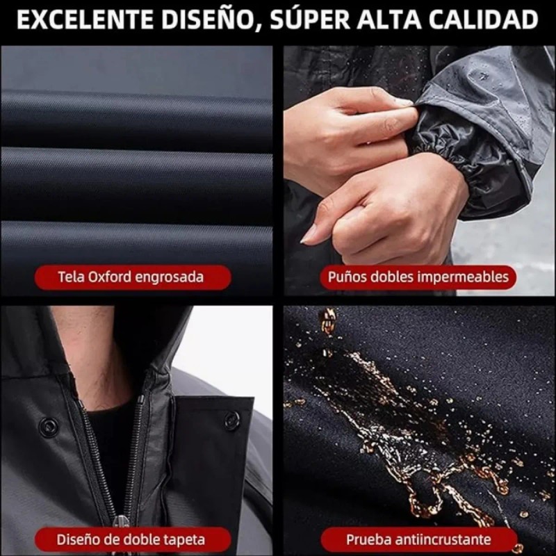 Impermeable De Una Pieza Traje Impermeable Motociclista