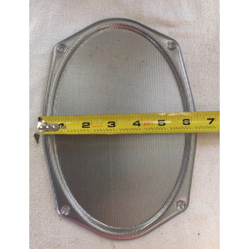 Unknown ‘55-57 Chevy 2-Vintage Style CHROME Metal Mesh Speaker Grill