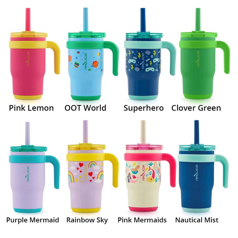 Reduce 14 oz Portable Coldee Tumbler with Handle and Spill-Proof