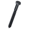 3/8 x 3 Black Hex Head Lag Screws Bolts (10