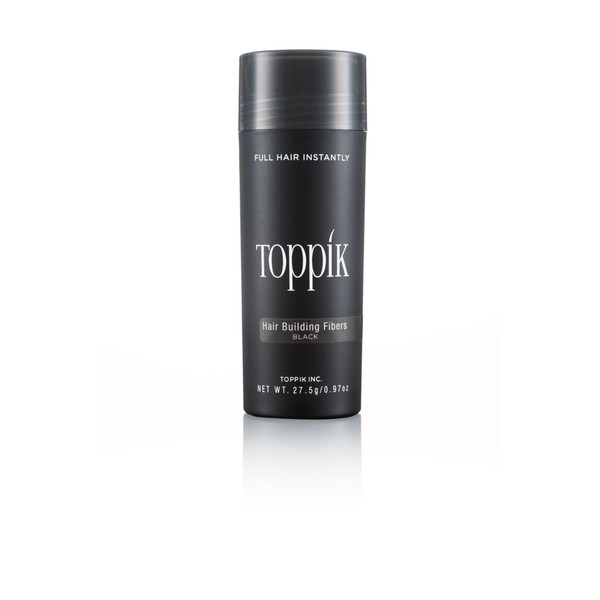 TOPPIK 27,5 g di fibre per capelli, compressore per capelli, nero