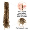 LOCSBYHAND 10 Inch 10 Packs Yanky Twist Crochet Hair Pre-twisted