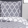 Royal Hotel Bedding Gray and White Meridian Full/Queen Coverlet 3pc