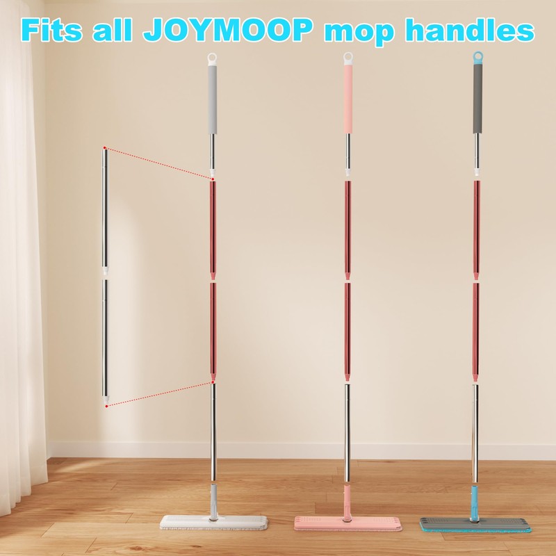 JOYMOOP Mop Handle Extension Rods, for Extending & Replacing Flat