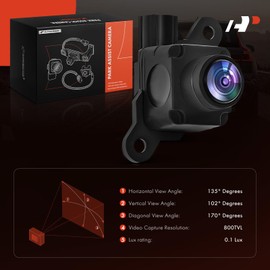 A-Premium Rear View Backup Camera C.A.P.A. Compliant - Compatible with Ram 1500 2500 3500 2016-2018, 1500 Classic 2019-2022 - Replace# 68274731AA, 68274731AC, CH1960105C - Rear Park Assist Camera