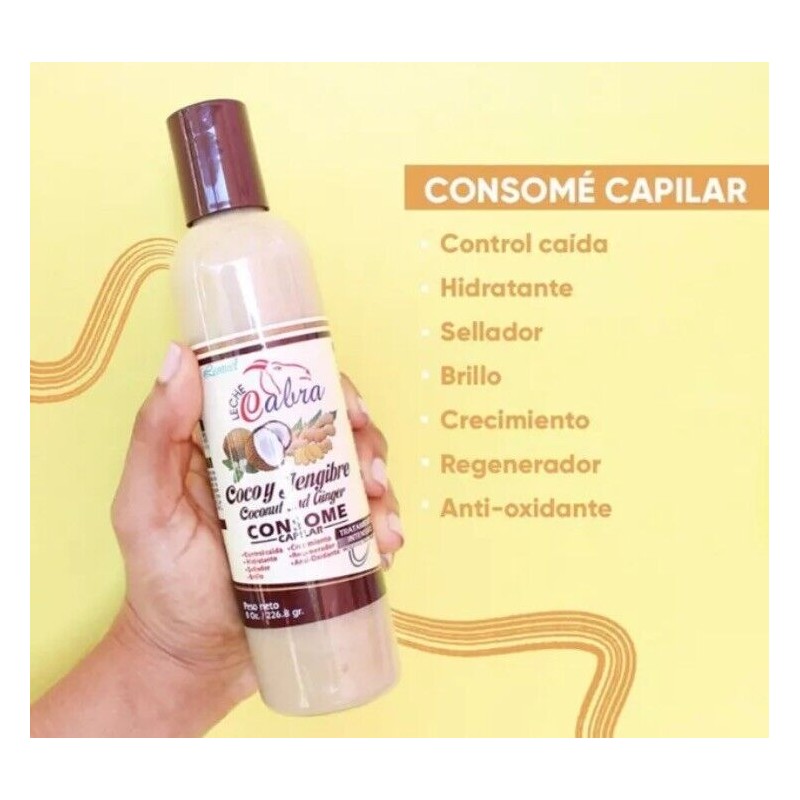 Lemuel -Coconut & Ginger Hair Consome Controls Hair Loss &