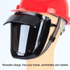 PC Welding Facemask 180° Large View Wearable Welding Facemask 120℃