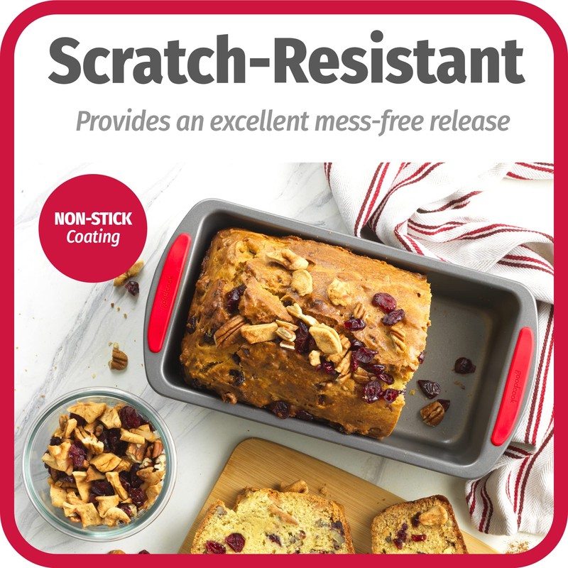 GoodCook MegaGrip 9" x 5" Nonstick Steel Bread Loaf Pan