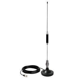 CB Antenna Car Mobile Radio 27MHZ 28 inch Portable Indoor Outdoor Antenna with Heavy Duty Magnet Mount CB Radio Antenna for President Midland Cobra Uniden (1 Full Set)
