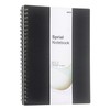 ZZTX Sprial Notebook Kraft Soft Cover College Ruled Notebooks, Wirebound