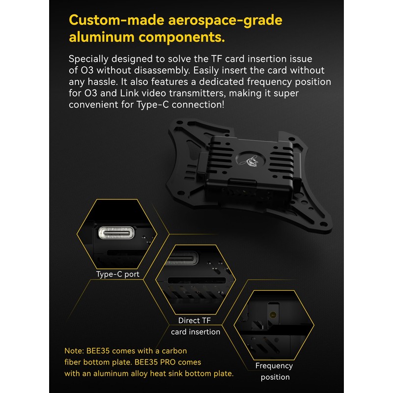 Bee35 3.5 Inch Cinewhoop FPV Drone Frame - Pro Version