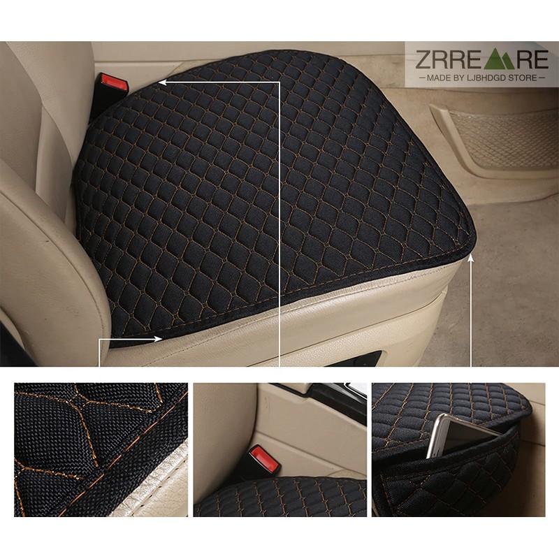 ZRREMRE Car Seat Covers Protector Bottom Cushion Non-Slip SUV Mat