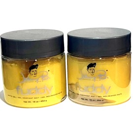 Johnny B Fuddy Matte Styling Hair Gel 16 oz. FREE SHIPPING, #2 Jars.