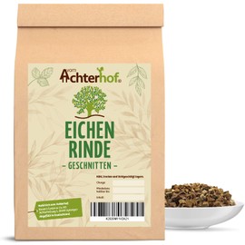 Oak bark 500 g | oak bark dried and cut | ideal for sitting or foot baths, wraps/envelopes or as tea | natural | from Achterhof