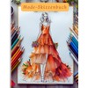 Mode-Skizzenbuch: modische Agenda