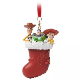 Woody Jessie Buzz Stocking Sketchbook Ornament