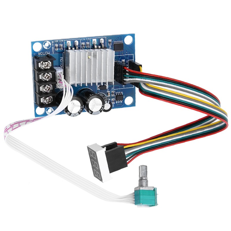 DC12-60V 20A PWM DC Brush Motor Speed Controller Adjustable Electric