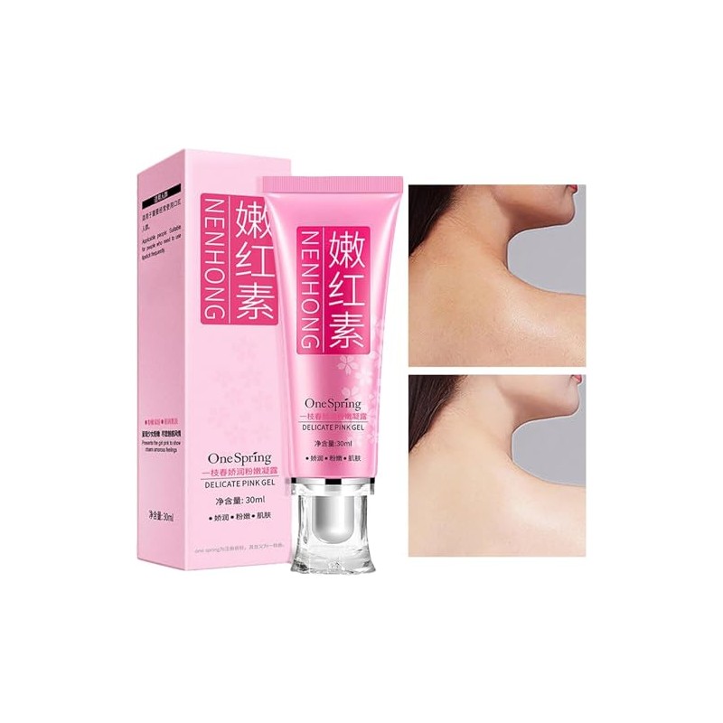 Crema Aclarante Zonas Intima Pezón Axilas Mujer Blanquea Crema Rosa