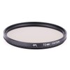 72mm Circular Polarizing Filter CPL Lens Filter, for Enhancing Contrast